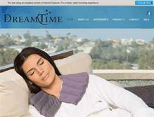 Tablet Screenshot of dreamtimeinc.com